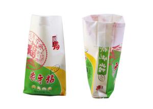 China Collapsible Woven Plastic Feed Bags , Spice Packaging Bags Water Resistant wholesale