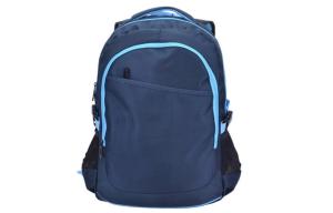 China Polyester Children School Bag , Cute Style Blue / Black School Book Bags wholesale