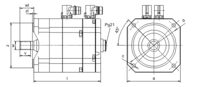 Stepper Motor Robot For Kuka KR C4 IP64 CNC machine tools