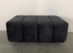 Black fabric upholstery wood base ottoman/bed bench for hotel bedroom furniture