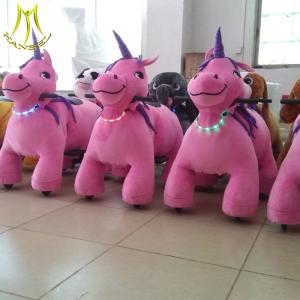 China Hansel amusement park outdoor game coin operated animal walking electrical animals wholesale