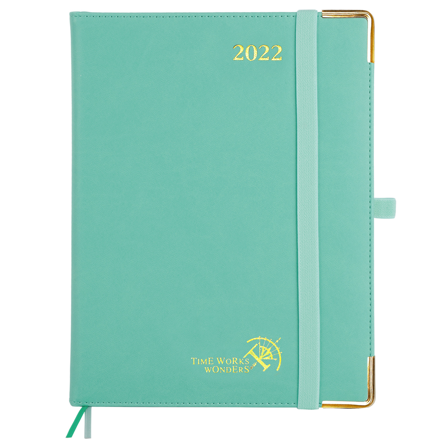 Green 7.75'' x 6.5'' ECO Friendly Monthly Planner With Hourly Schedule