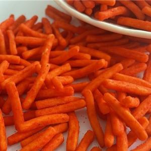 China No Additives Chilli Rice Crackers Spicy Shrimp Crackers Strips wholesale