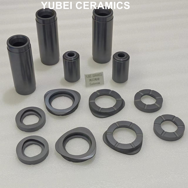 Excellent Wear Resistance Polishing Ssic Ceramic Mechanical Bushing Or Sleeves