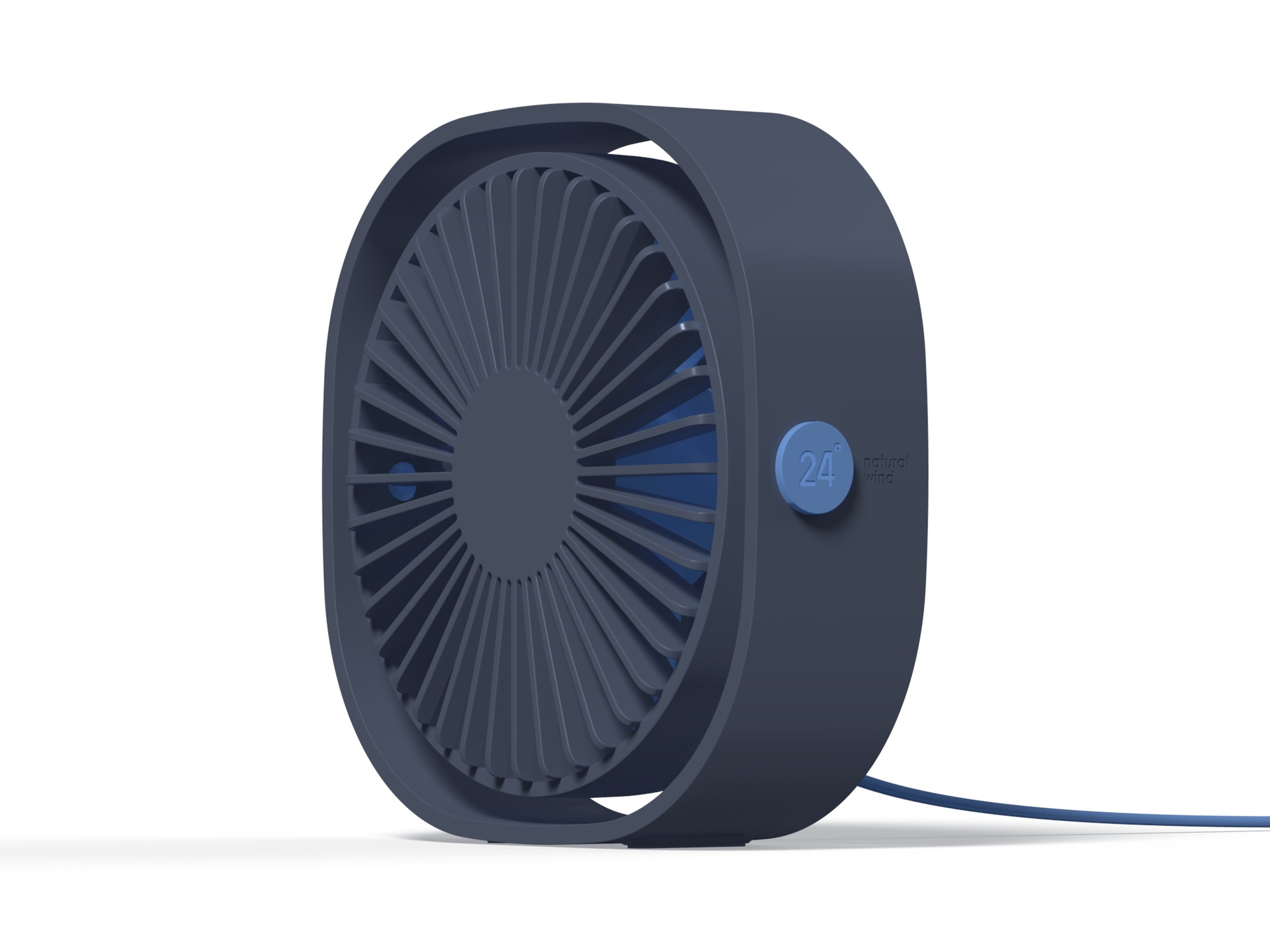 129*122*52 mm Mini Desktop USB Fan with Charging Convenience and Lightweight Design