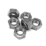 2B Stainless Steel Hex Nut Corrosion Resistant Hex Weld Nut 1/4 Inch