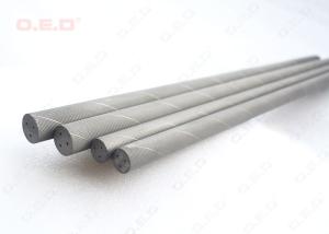 China Length 330mm Tungsten Carbide Helical Rods , Unground Carbide Blank Rods wholesale