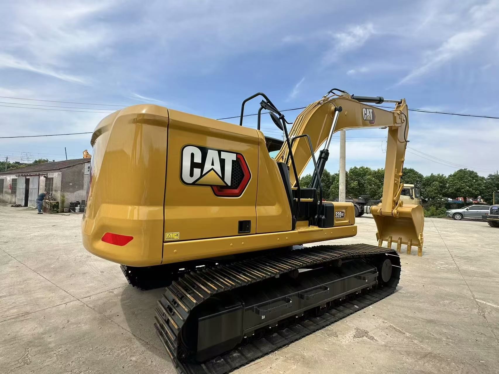 320GC Used Caterpillar Excavator Crawler Mounted 2023 Year With CAT C4.4 Engine