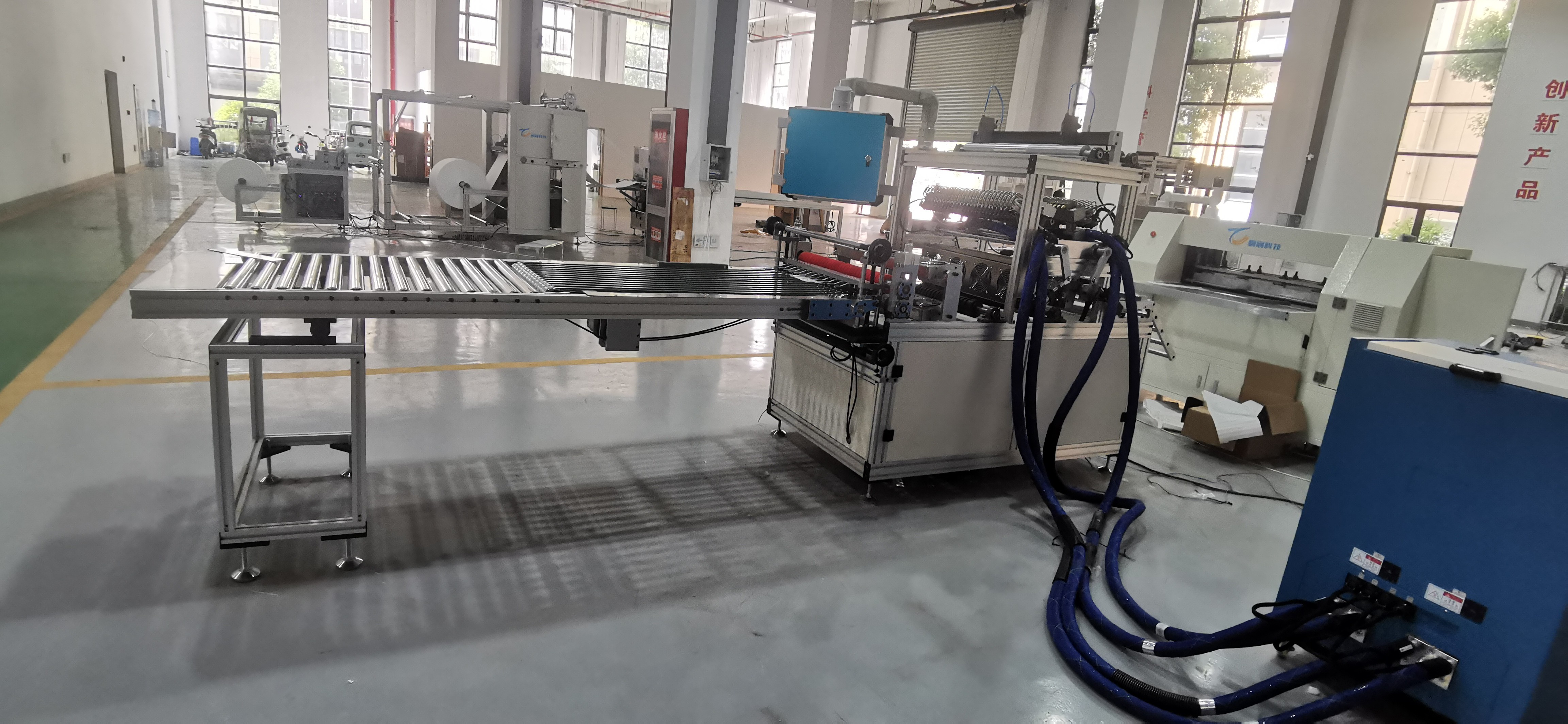High-precision Gluing Origami Filter Precise Screen Pleat Spacing Hot Melt