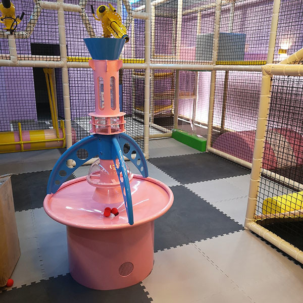 Indoor Playground Equipment Ocean Ball Fountain Machine Multi Color
