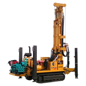 High Efficiency 400m Deep Well Drilling Rig Crawler Machine