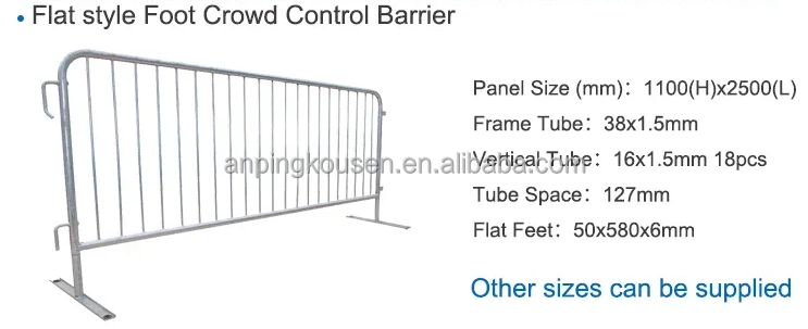 Hot Dipped Galvanized Chain Link Temporary Fence for 8x10 Construction Site Perimeter