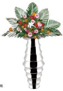 China Bamboo Stainless steel flower vase SHKT-4014,metal vase wholesale