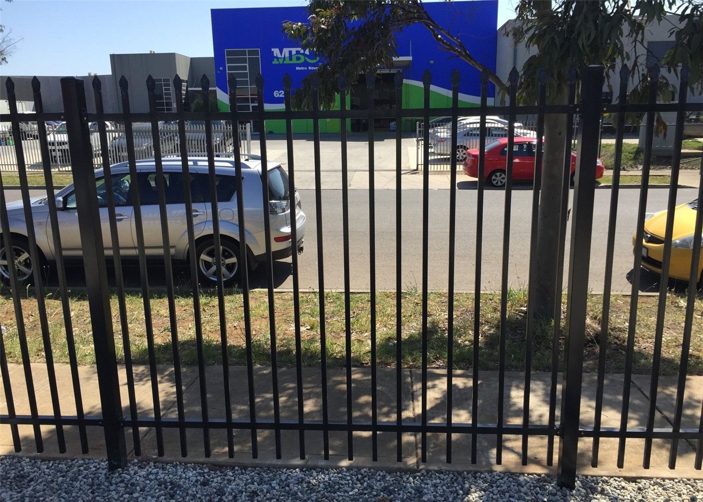 Metal wrought iron steel fence panels
