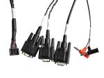 IP67 DB9 Female Head Navigation Harness 300V Female Wiring Harness
