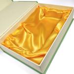 Luxury Satin Inside Magnetic Flip Folding Box Custom Logo Gift Box Packaging