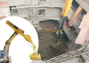 China OEM Strong Hydraulic Excavator Arm Telescopic Boom Extends Up To 32 Meters wholesale