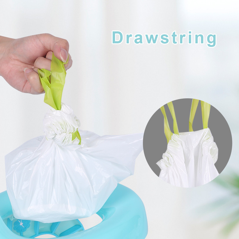 Customized Travel Potty Refill Bags With Absorbent Pads, Disposable Potty Chair Liners