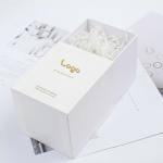 Luxury Custom Scented 30cl Candle Box Tube Packaging With Gold Foil Print Logo