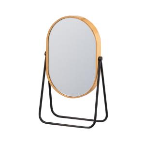 China Portable Simple Countertop Makeup Mirror With Jewelry Tray wholesale