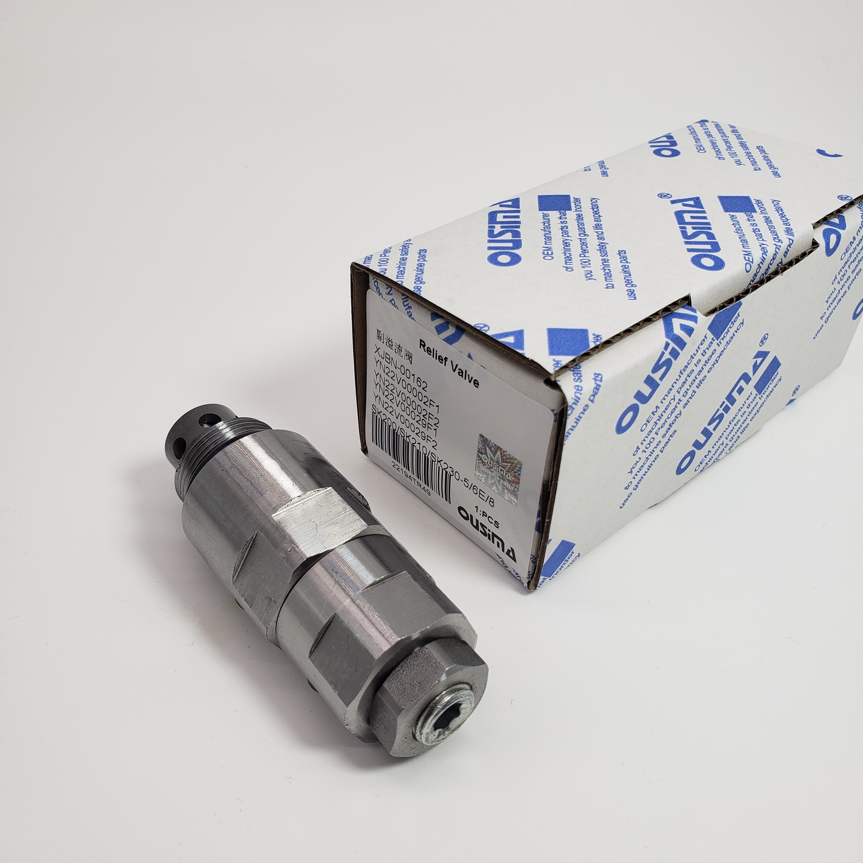 XJBN-00162 YN22V00002F1 Relief Valve YN22V00002F2 YN22V00029F2 For KOBELCO SK200 SK210 SK230-5