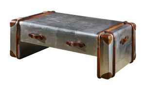 China Aluminium Sheet Side Coffee Table 4 Drawers Plywood Frame Strong Canvas wholesale