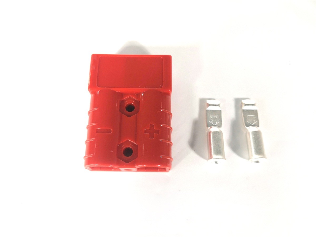 50A 600V Trailer Electrical Connector Red Wire Harness Plug Connector