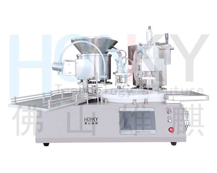 Desktop Automatic 5ml Vial Filling Capping Machine With Speed Of 30 Bottle Per Minute For Pharma Filling