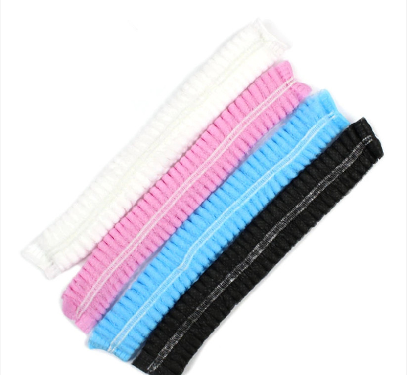 Non Woven Disposable Clip Cap Double Elastic For Nursing Hospital Catering