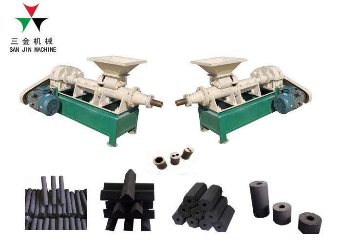 Bbq Charcoal Briquette Making Machine Briquette Extruder Machine 2T/H
