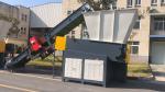 PLC System 400kg/H 380V Single Shaft Shredder Machine