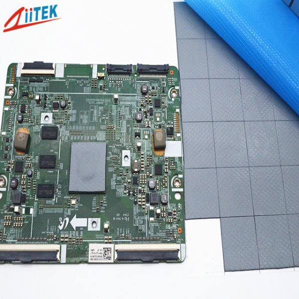 Naturally Tacky Needing No Further Adhesive Coating Thermal Conductive Silicone Pad For Heating Devices And Heat Sink