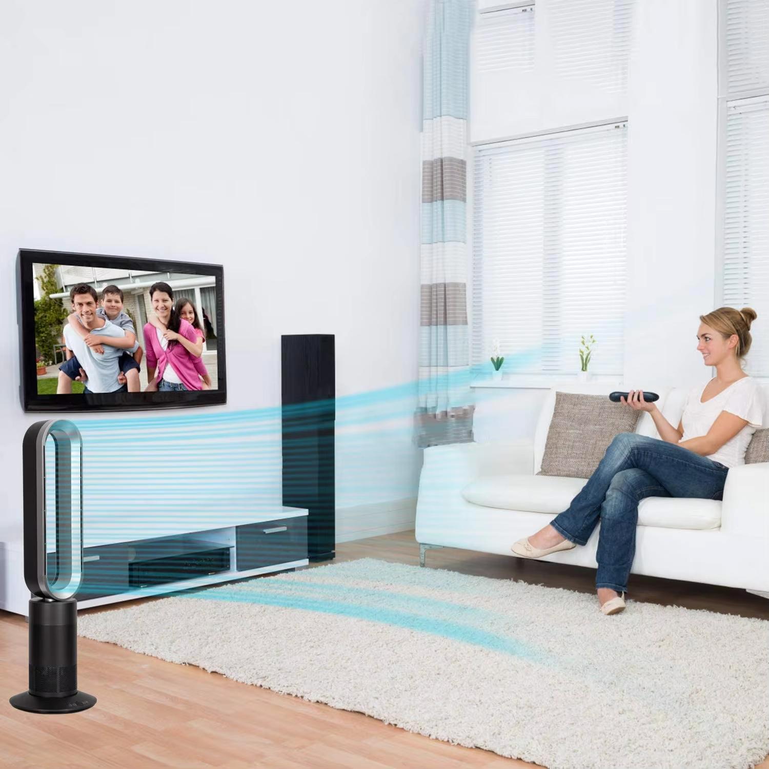 9 HOURS House Swing Function Bladeless Fan Tower FAN for Pedestal Fans