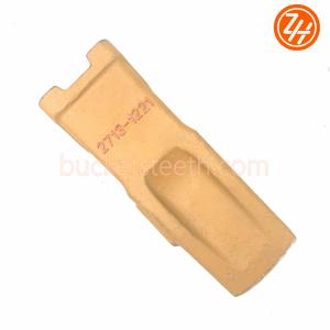 China DX150 Doosan Construction Bucket Teeth 2713-1221 Coated Sand Casting wholesale