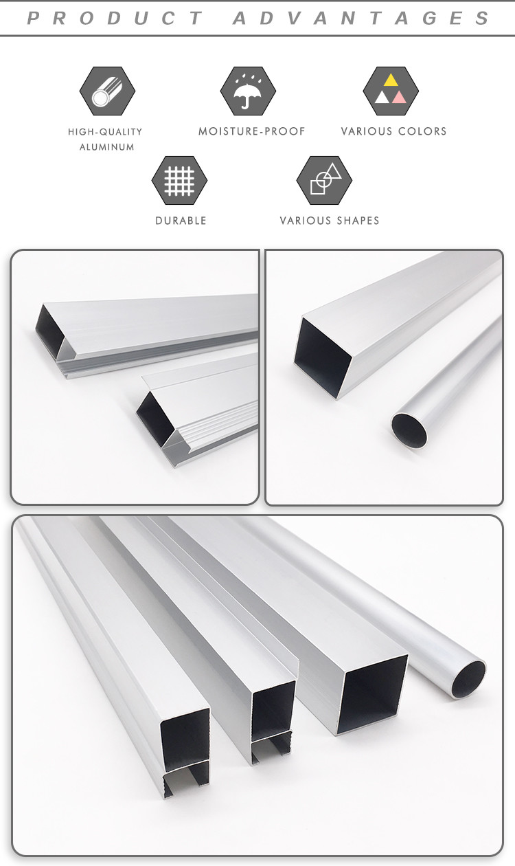 Rectangular Aluminum Pipe Tube Seamless Corrosionproof 800mm Diameter