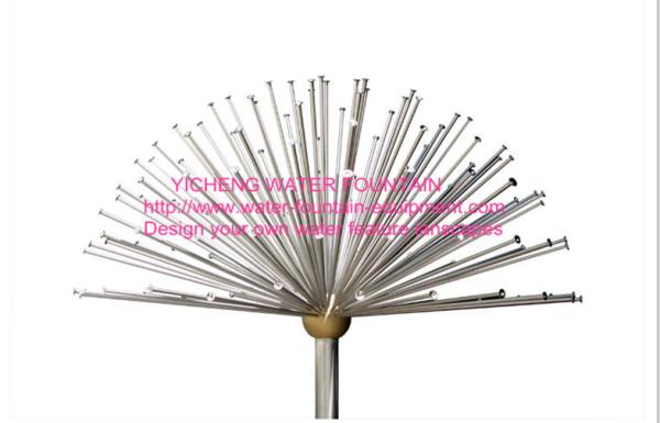 Quality Copper Chromplated Semisphere Water Fountain Nozzles Mini Hemisphere Indoor for sale