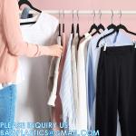 Velvet Hanger 50 Pack Space Save Non-Slip Padded Rose Gold Hook Flocked White