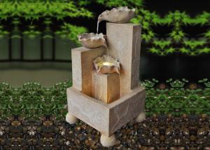 China Water Pump Three Lotus Landscape Water Fountains wholesale
