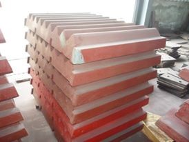 shanbao Jaw Crusher spare parts high manganese casting PE jaw plate for jaw crusher
