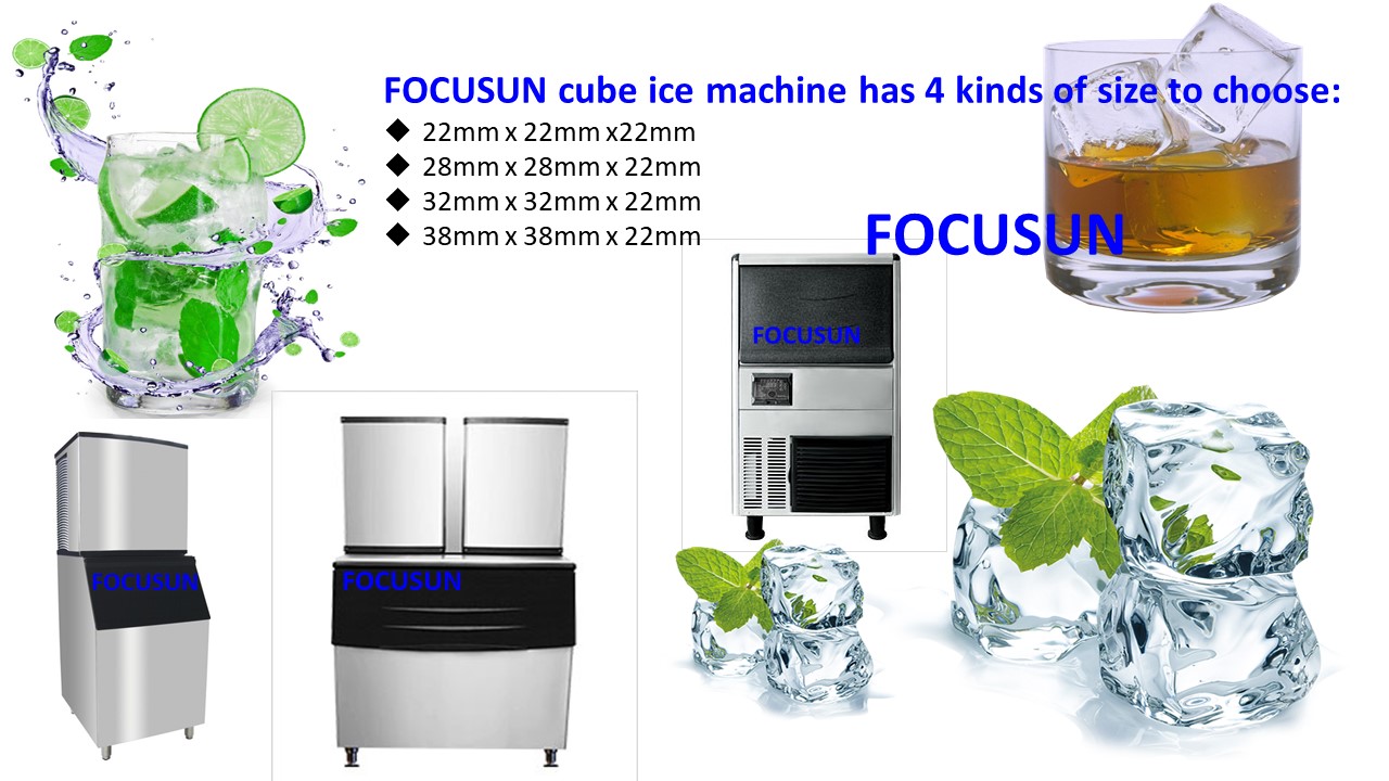 Portable Small Ice Cube Maker Machine with 490W/440W Power in Food Beverage Shops
