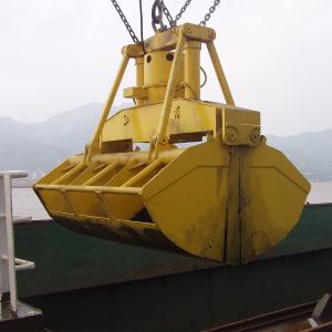China 10cbm Leakage Proof Motor Electric Hydraulic Clamshell grab Bucket wholesale