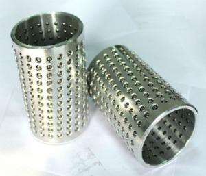 China Silver Ball Bearing Retainer Cage Steel Base 30N/Mm2 Bearing Pressure wholesale