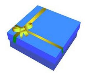 China OEM Design Blue Color Gift Box Packaging With Silk Ribbon Bow Tie wholesale