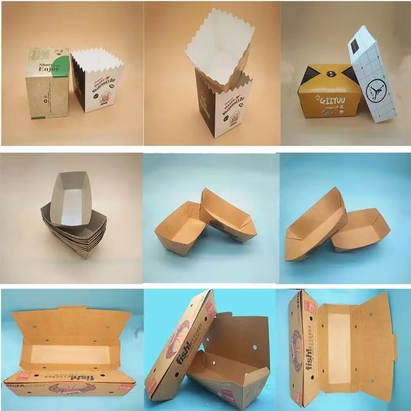 Automatic Stereoscopic Box Forming Machine, by hot-melt glue gun as option