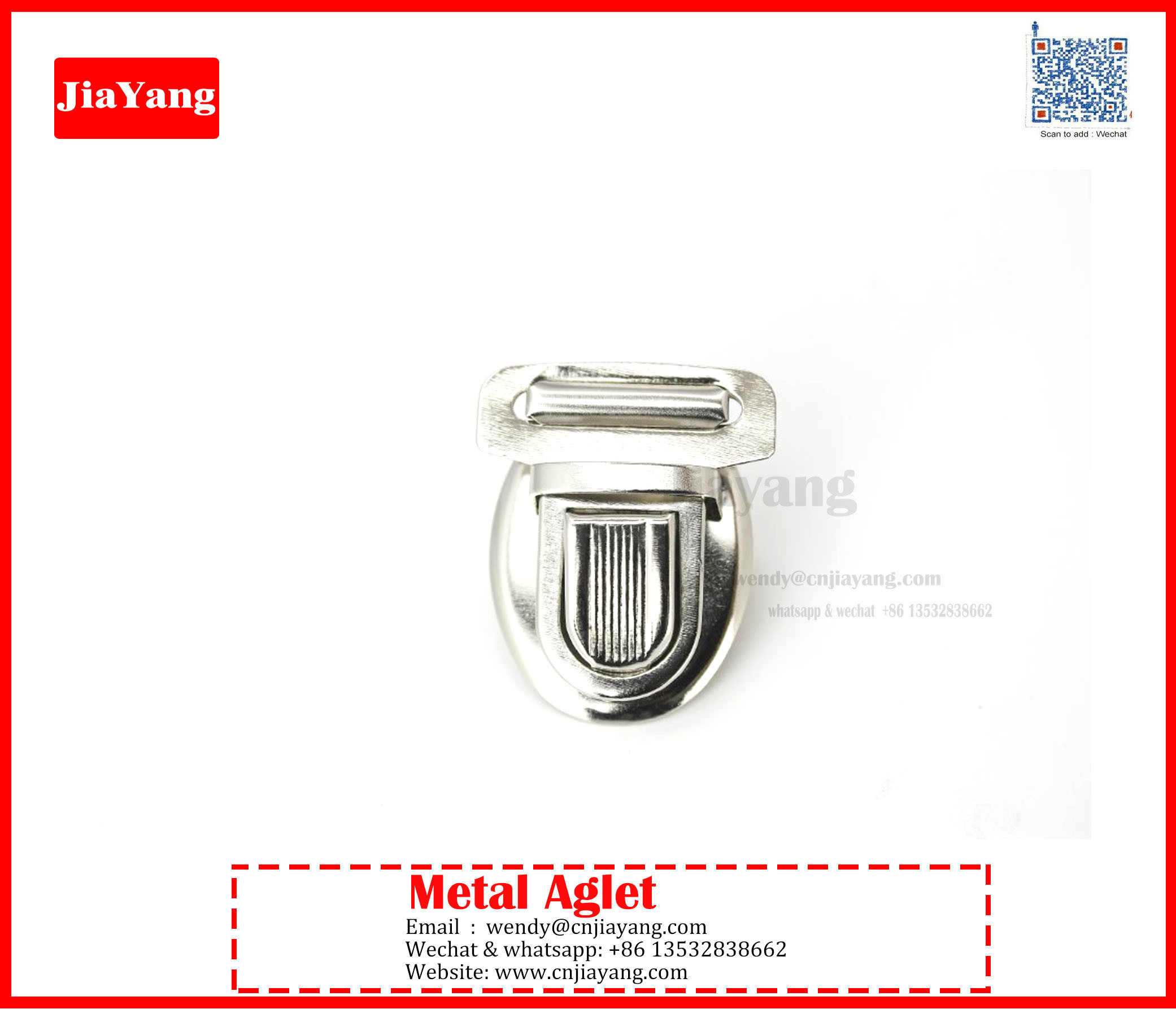 lock metal bag buckle for bags