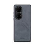 Seamless Leather Card Holder Wallet Phone Shockproof Genuine