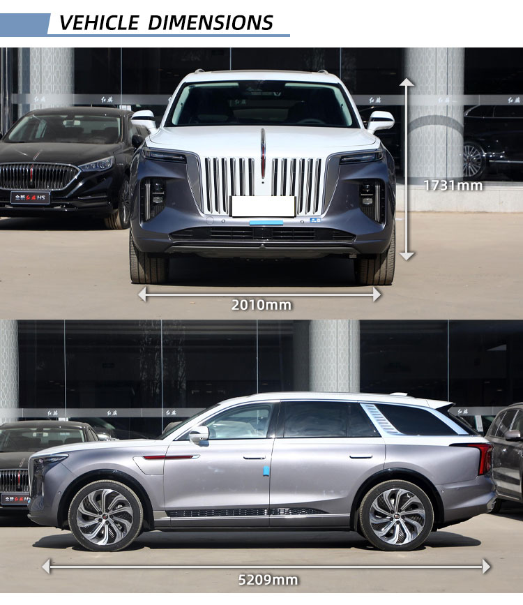 New energy Spot China luxury executive grade pure electric SUV Hongqi E-HS9 made in China Used Car