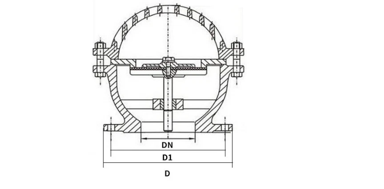 Customized Service WCB Cast Iron Flanged End Foot Valve for Durable and Fluid Control