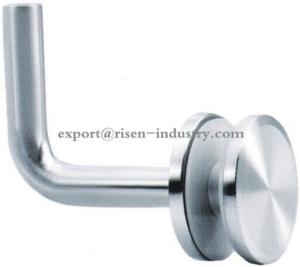 China Handrail bracket glass to rail connector RS311, material stainless steel 304, finishing satin mirror wholesale