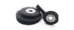 OEM ODM OD 200mm Deburring Crimped Wire Wheel Brush High carbon 0.3 mm steel